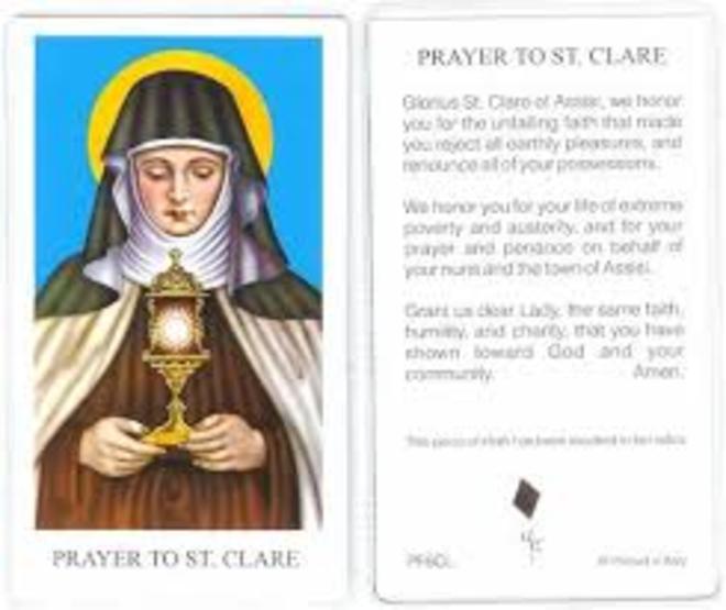 ST. KLARA dari ASISI  